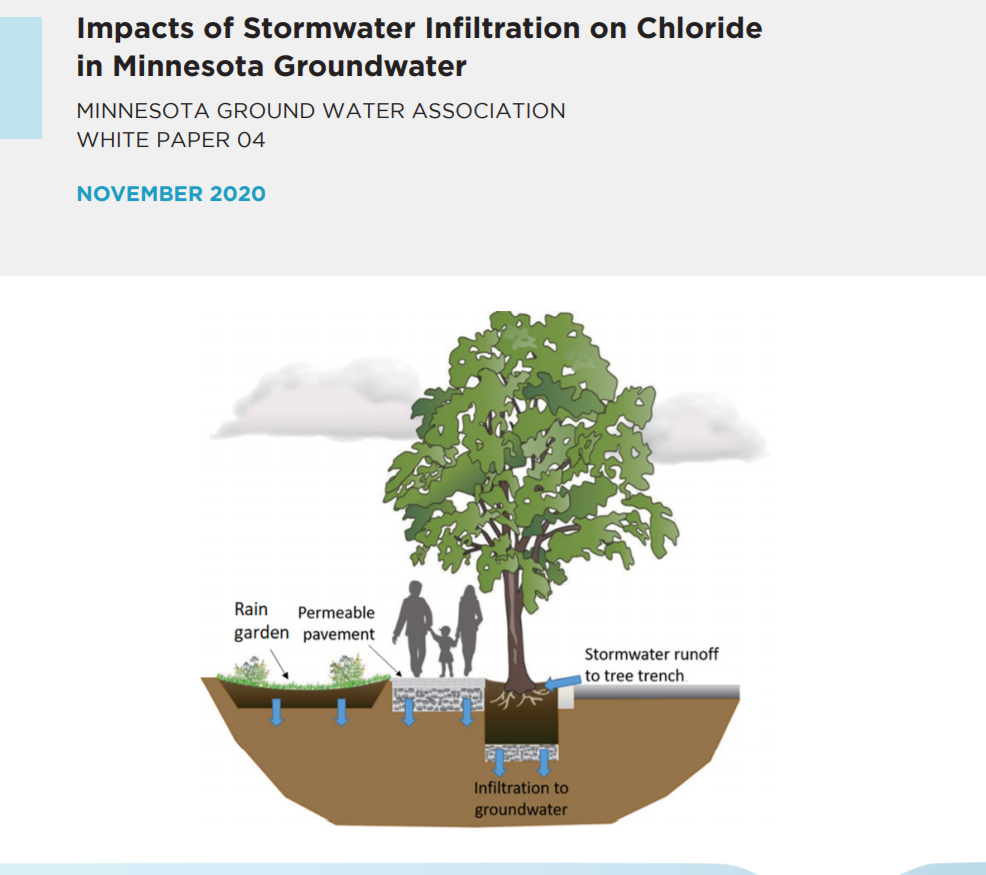 New MGWA White Paper Report- Chloride and Stormwater Infiltration