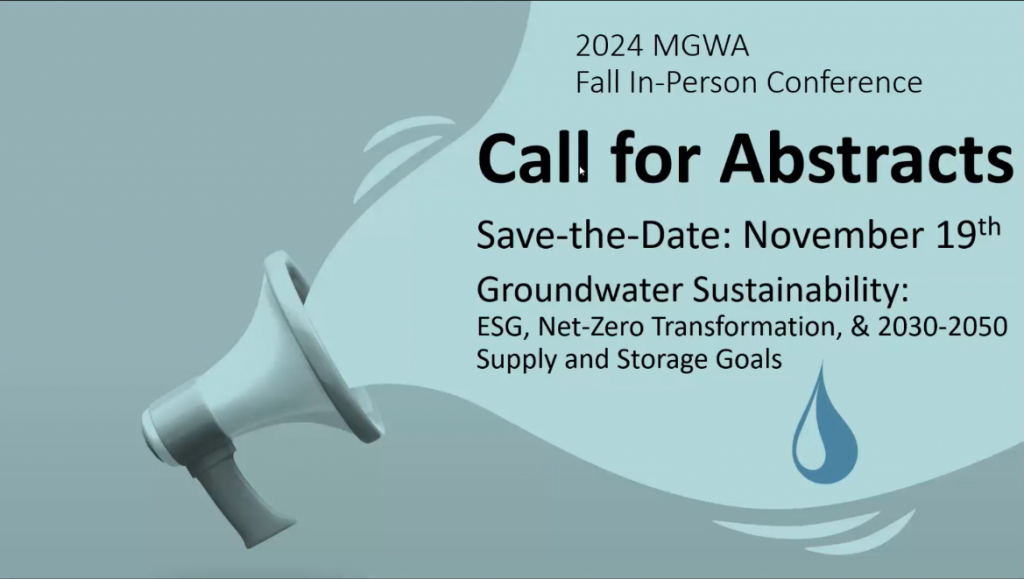 Call for Abstract MGWA InPerson Fall 2024 Conference